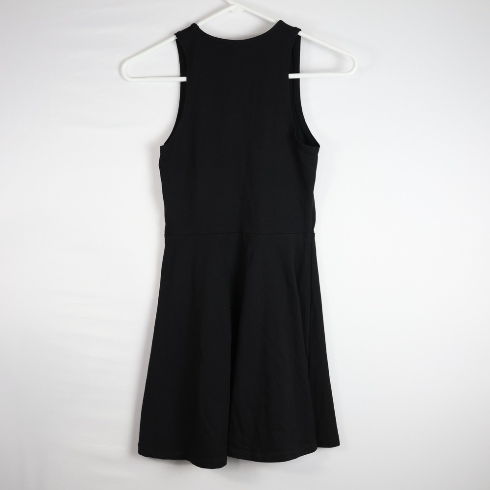 Divided by H&M Womens Black Cotton Blend Mini Size XS Mock Neck - Picture 6 of 8